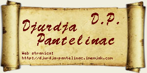 Đurđa Pantelinac vizit kartica